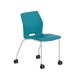 SILLA POLIPROPILENO RUEDAS SLIM-R